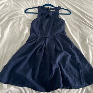 Navy Francesca’s Dress with Pockets